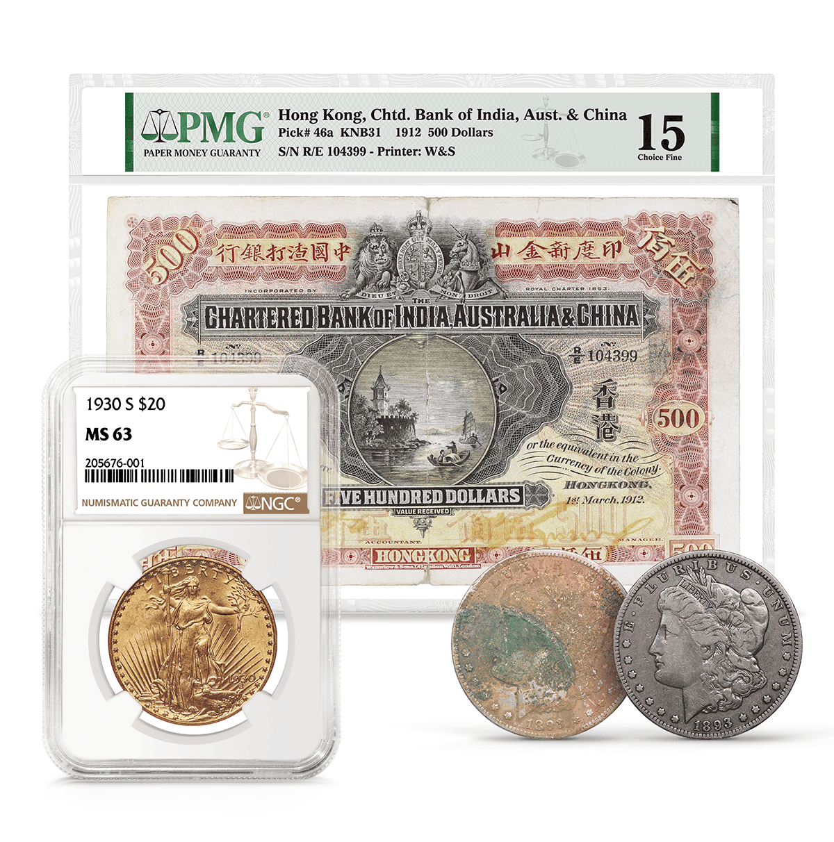 Collectibles in NGC and PMG Holders