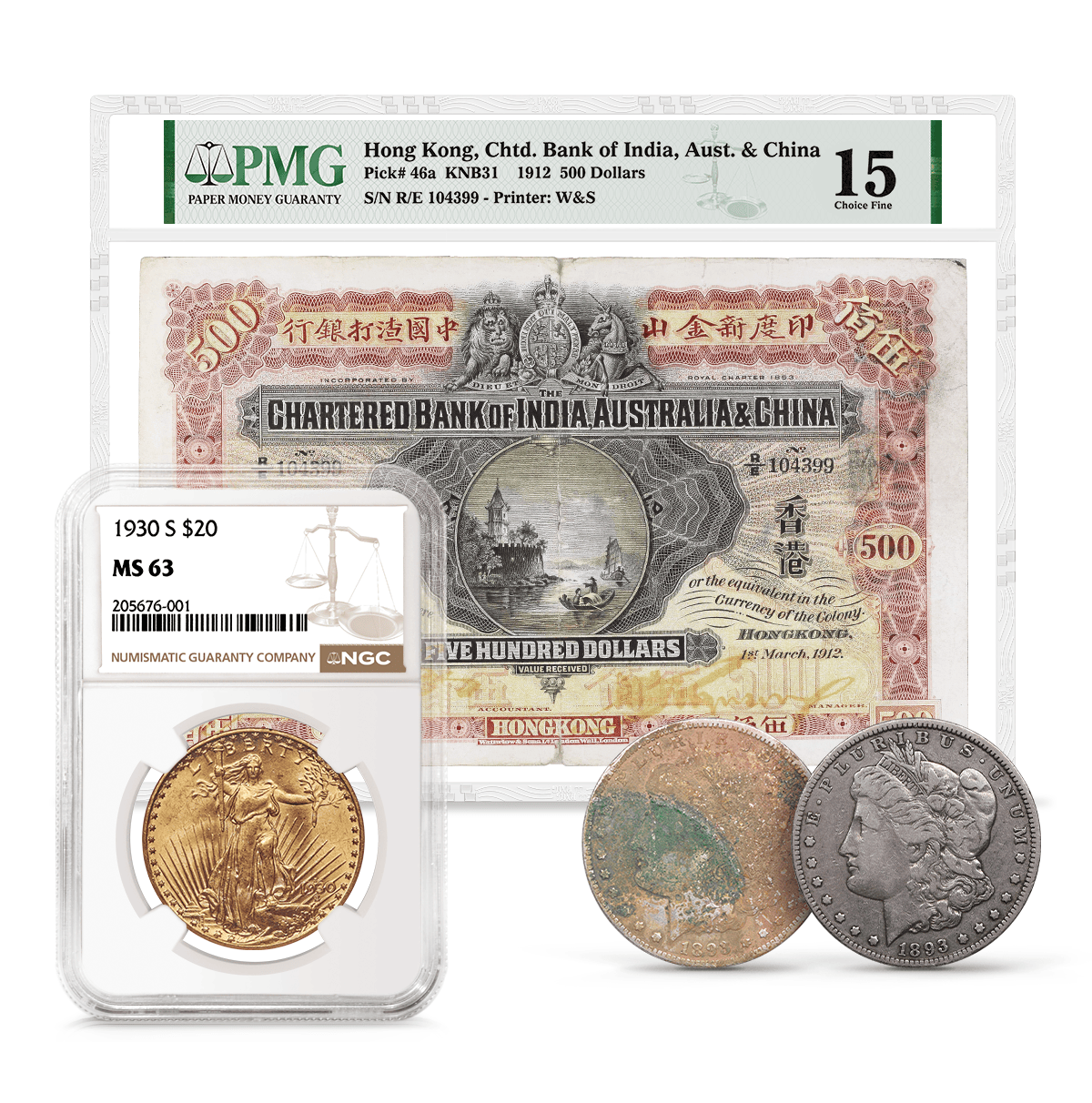 Collectibles in NGC and PMG Holders